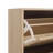 24 Inch Wide MDF Freestanding Shoe Storage Cabinet With 3 Flip Drawers-1486140219