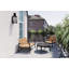 Aluminum Outdoor Coffee Table; Round