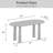 30"H Oval Wood Dining Table Kitchen Table with 4 Legs-535090532-535090534