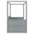 Twin Size Canopy Day Bed With 2 Drawers, Gray
