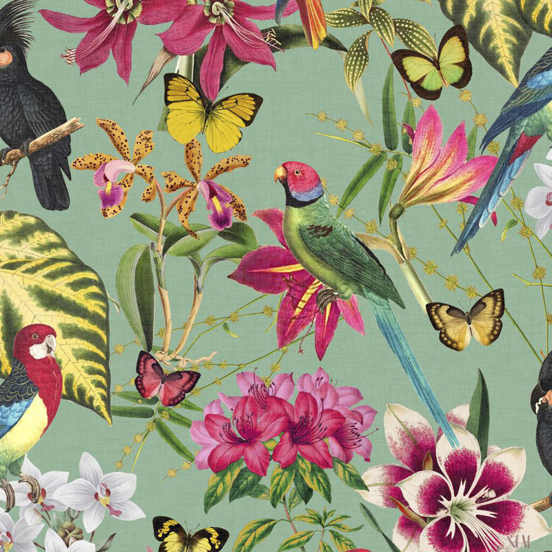 Envy Paradiso Multi Wallpaper, Green