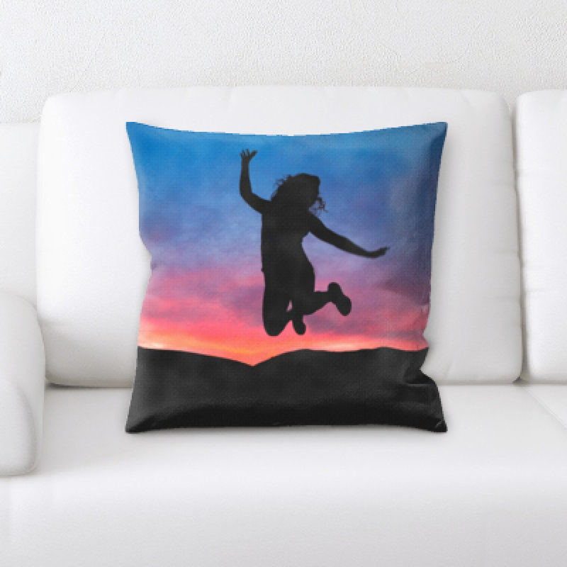 Microsuede Throw Pillow