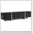 Luxury Fluted TV Stand for TVs Up to 80'', Modern Entertainment Center with Storage Cabinets & Drawers, Smooth Media Console with Golden Wood Grain Legs for Living Room-1393507327