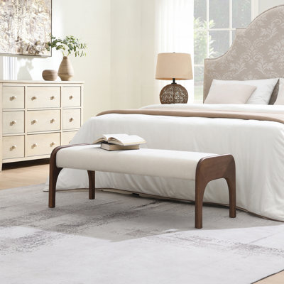 Banc long rembourré 50,25 po