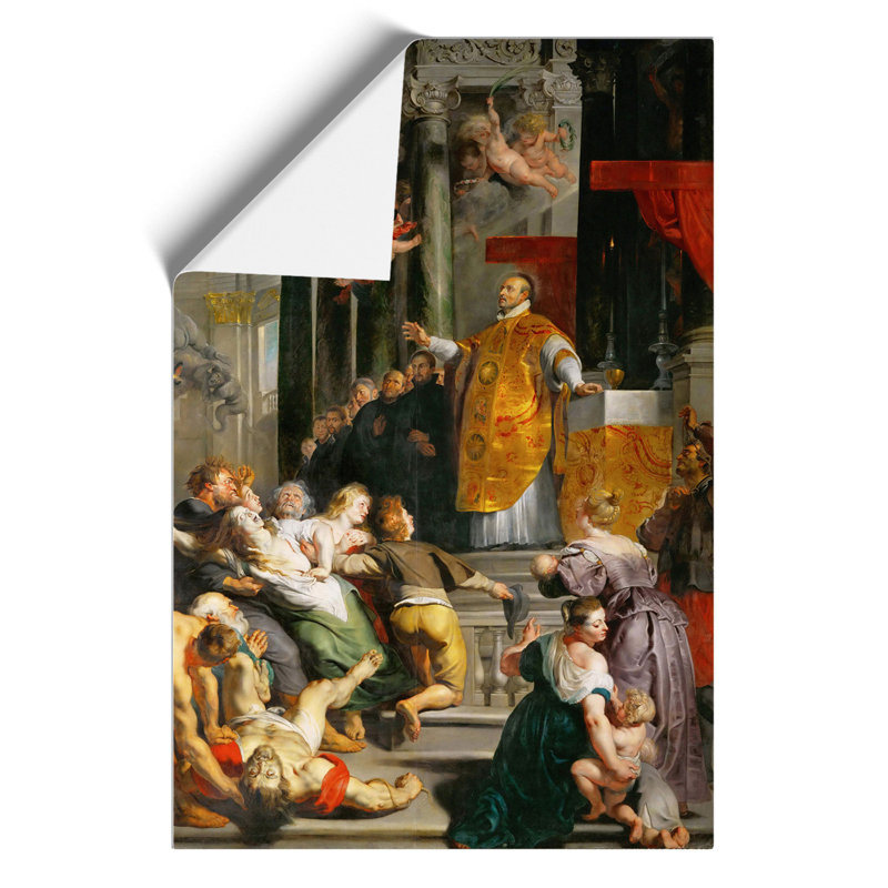 Miracles by Peter Paul Rubens - Frameless Print, 59cm H x 42cm W x 0.1cm D