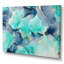 Turquoise de luxe abstrait, art fluide IV - peinture sur toile-67323382-67323379