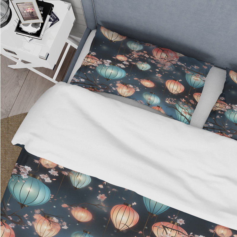 Ensemble de housse de couette Maizi, Housse de couette simple + 1 taie décorative stan