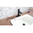 Willow Single Handle Toucheless Sensor Black Bathroom Sink Faucet with Drainer