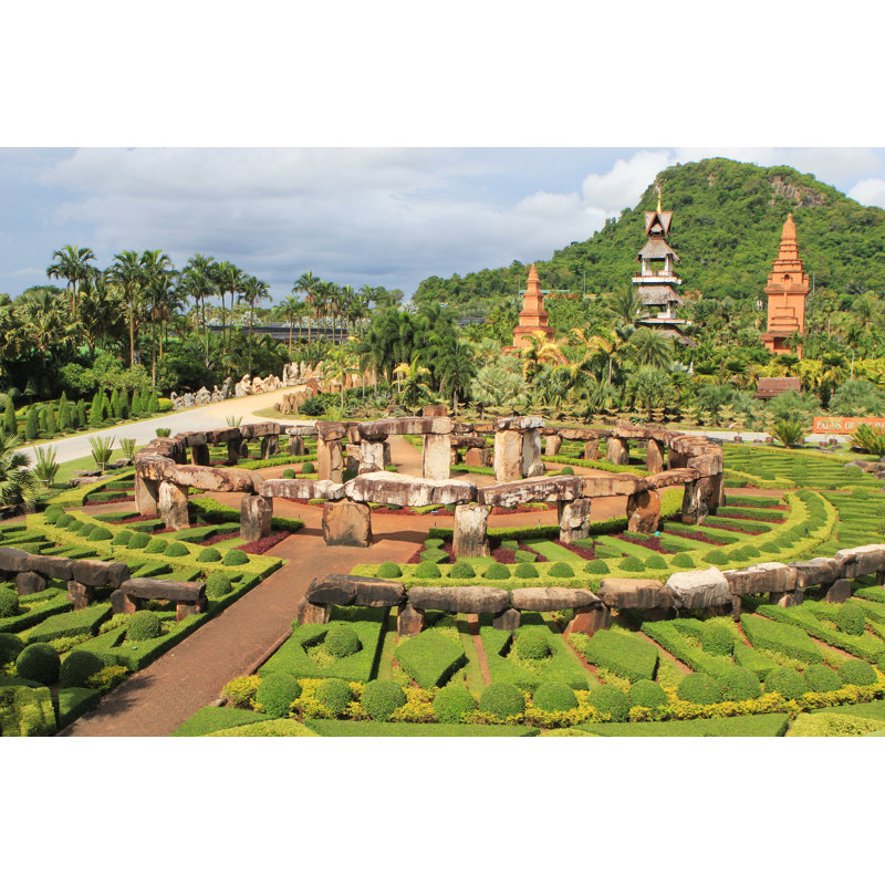 Kasdan Green Garden In Pattaya by Ko_orn - Wrapped Canvas Print, 30cm H x 46cm W x 3.8cm D
