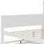 Lit de jour en bois avec tablettes de rangement, lit multifonctionnel avec lit gigogne et bureau-763848196-763848199