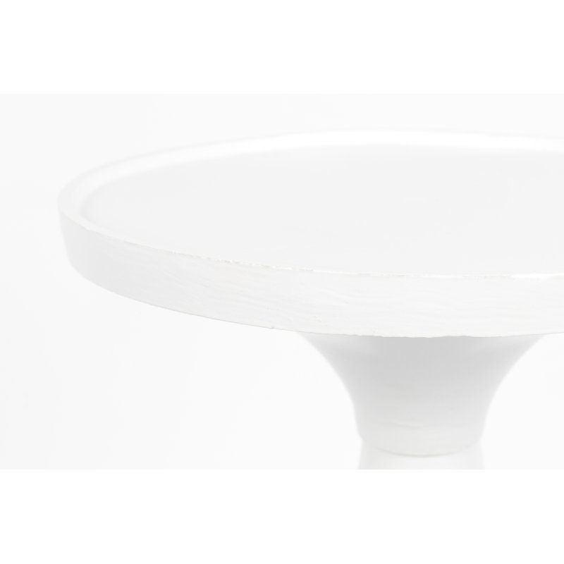 Floss Tray Top End Table, White