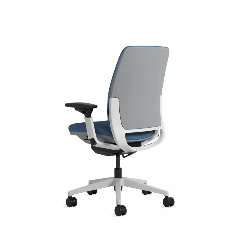 Steelcase Amia Ergonomic Task Chair, Seagull, Carpet, Harbor