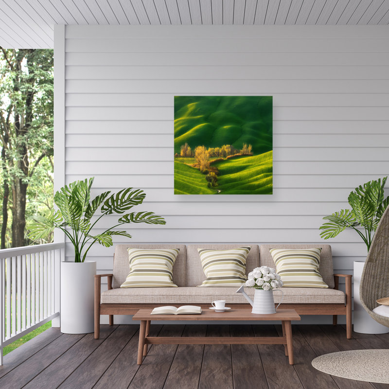 «Krzysztof Browko Spring on Fields ... on Canvas» par Krzysztof Browko, reproduction, H 18 po x l 18 po