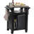 Keter Unity 40 Gal Patio Storage Grilling Bar Cart w/ Stainless Steel Top-70446005