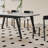 White Rectangular Sintered Stone tabletop with Solid Dining Table For Dining Room/Kitchen-369159879