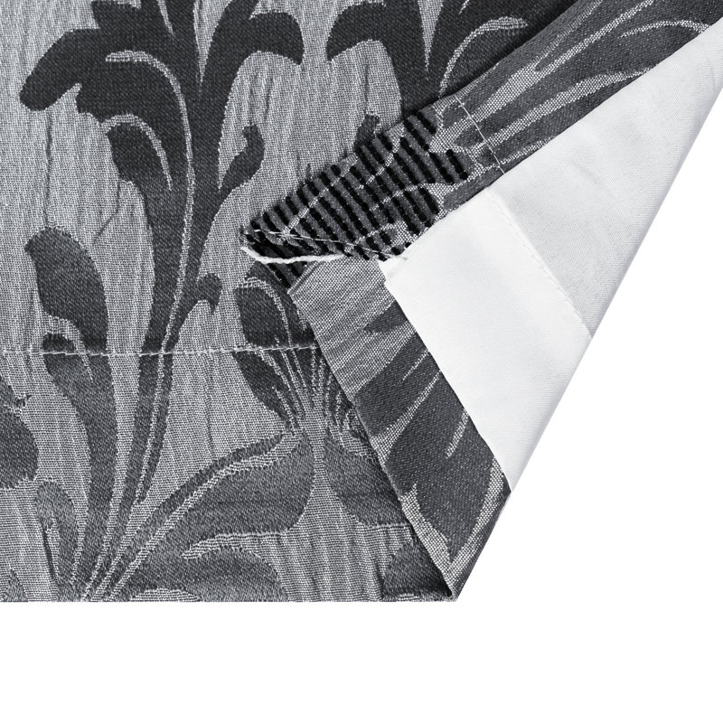 Andranae Blackout Curtain Pair, 117 W x 137 D cm, Grey