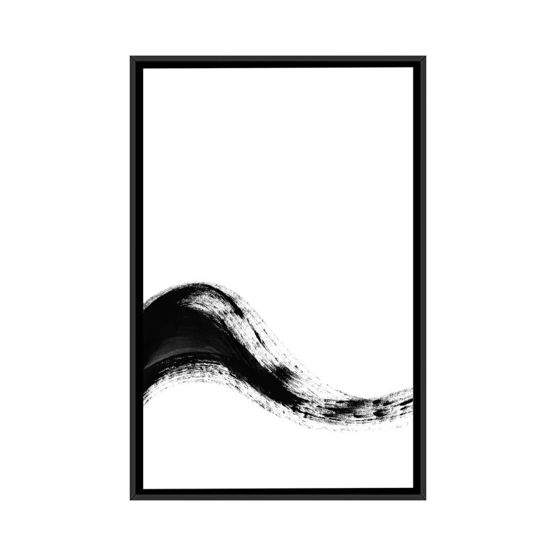 Motion No. 3 by Melissa Selmin - Painting on Canvas, 66.04 cm H x 45.72 cm W, Black Framed