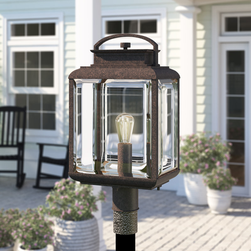 Tête de lanterne d'extérieur en aluminium 1 lumière Delmira