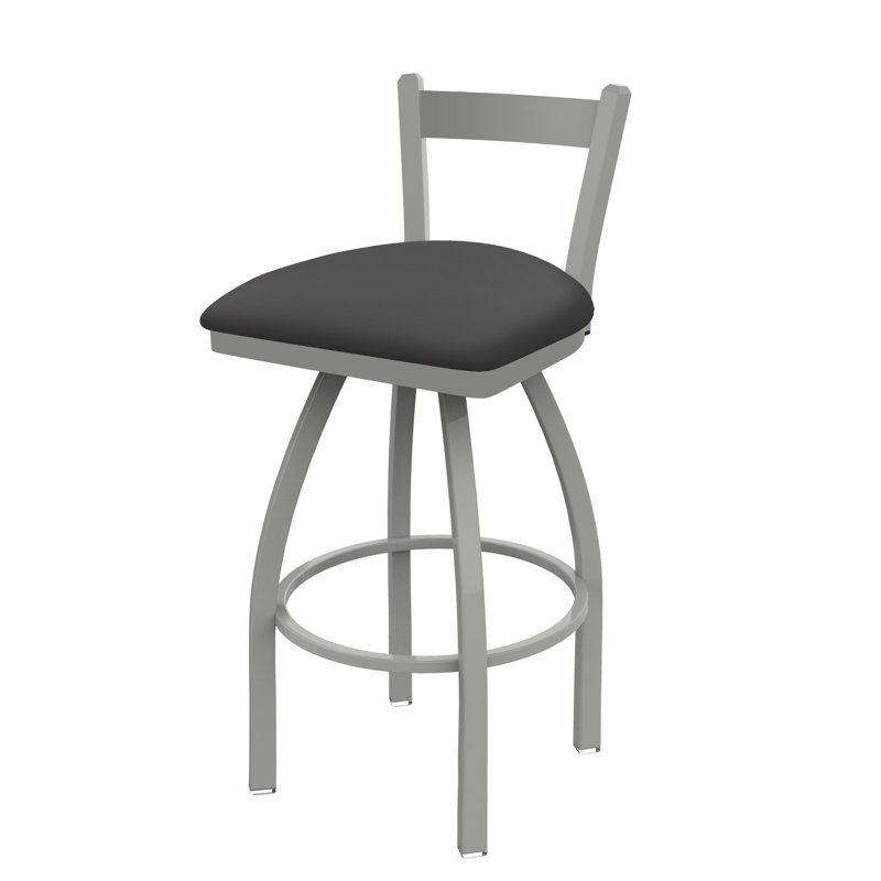 Tabouret de bar 821 Catalina, Tempête Canter, Nickel anodisé, Tabouret de bar (assise de 30 po de hauteur)
