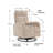 Solid +PlyWood+Metal Base Rocking Chair-1189114676