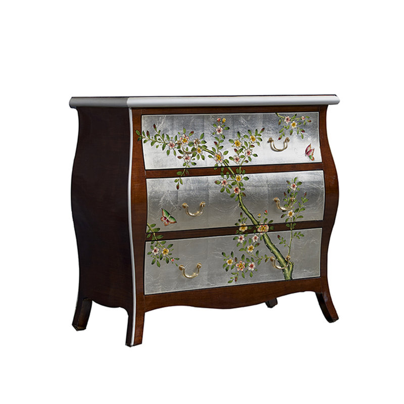 Charming Vintage Three-Drawer Accent Chest