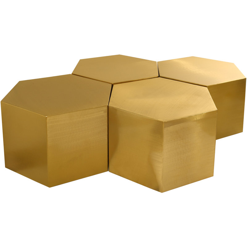 Elem Coffee Table, Gold