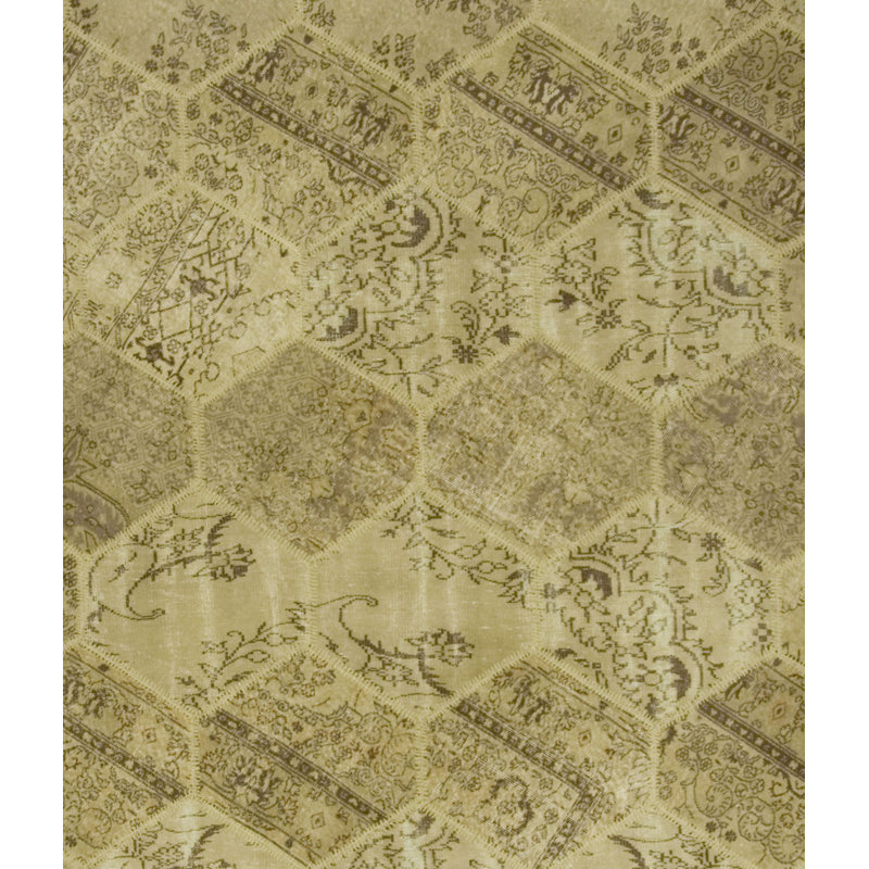 Tapis rétro patchwork turc