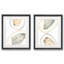 Ocean Oysters - ensemble de 2 reproductions d'art sur papier encadré