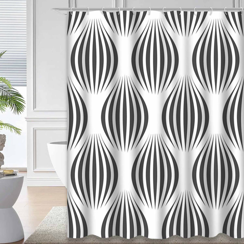 Rideau de douche Abstract, L 72 po x l 78 po