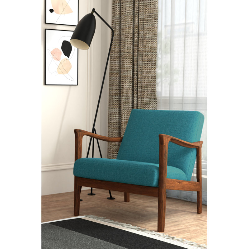 Balal Adirondack Chair, Turquoise, Turquoise Polyester Blend