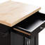 Marlborough Solid Wood Top Kitchen Cart-1499826478