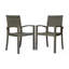 Chaises de salle à manger d'extérieur, gris 63223.00GRY, KD
