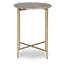  Table d'appoint H 22 po Travertine