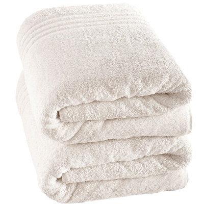 Très grand drap de bain 100% coton turc, serviette surdimensionnée 35 po x 70 po