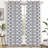 Hornung Moroccan Geometric Boho Curtains for Living Room Bedroom Farmhouse Semi Blackout Room Darkening Patterned Drapes 2 Panel Set-559388308-559388311