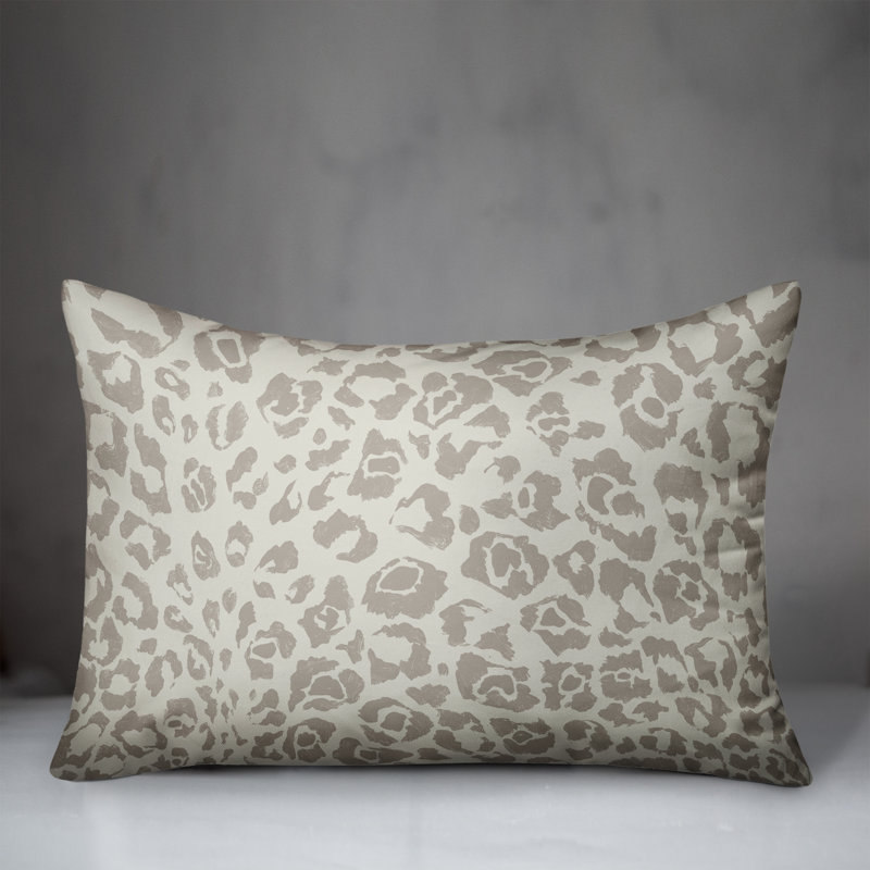  Housse et insert de coussin rectangulaire d'extérieur à imprimé chat, Blanc