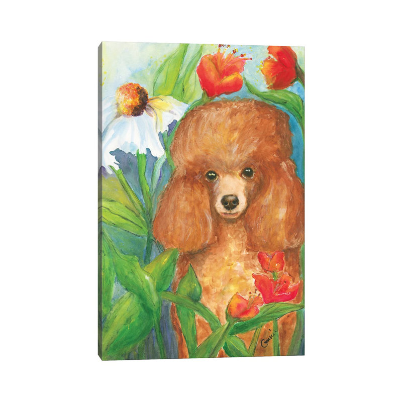 Caniche de jardin, H 40 po x l 26 po x P 1,5 po
