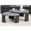 Ensemble de 2 tables basses gigognes Granite Grey