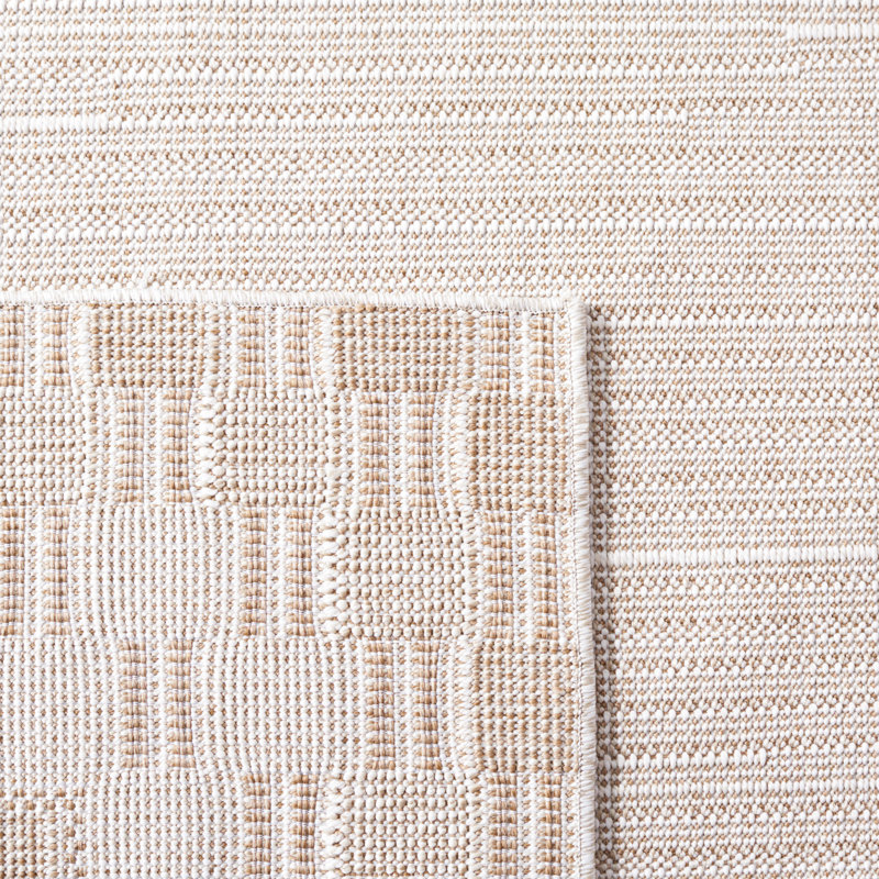 Tapis d'intérieur / extérieur à motif géométrique Liidia Performance, Rectangle 8 pi x 10 pi