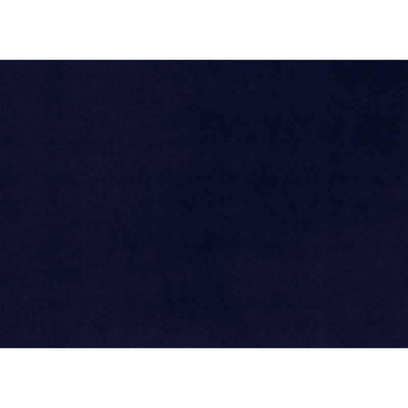 Canapé-lit simple à dossier rembourré 71,5 po, Velours bleu marine