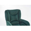 Chaise de bureau pivotante 360 avec base en métal doré et roues universelles-997372508