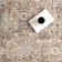 Jeccica Distressed Vintage Medallion Jute Blend Polyester Area Rug