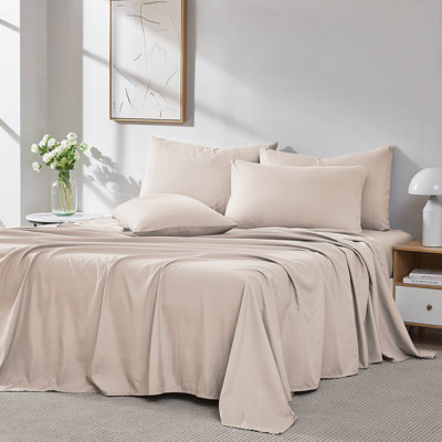 Vilano Springs Extra Deep Pocket Sheet Set, 6-Piece Ultra Soft Microfiber Sheets and Pillow Cases, Wrinkle Resistant, Easy Care