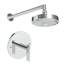 Keaton Balanced Pressure Shower Trim Set with Shower Head-1243706242