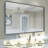 Lesamuel Filleted Corner Wall Mounted Bathroom and Vanity Mirror with Aluminum Frame-196377383-196377376-200007166