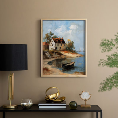 LANDSCAPES Series CECI, reproduction encadrée - bois massif