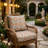 4-Pack 24×24 Inch Outdoor Deep Seat Cushions, Weather And Fade Resistant Waterproof Patio Seat Pads For Chair, Sofa And Couch, Global Vintage Medallion-710604170