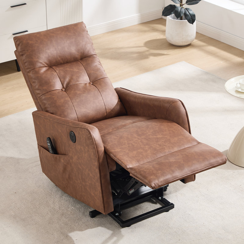 25" W Power Lift Chair Recliners Infinite Position With Heat And 8 Point Massage (set Of 2), Orcher