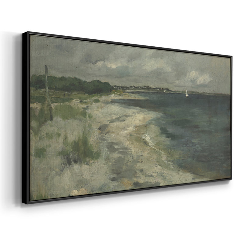 Série paysage - Dxi - Toile tendue avec châssis encadré - Prêt à être accroché, Noir, H 21 po x l 41 po