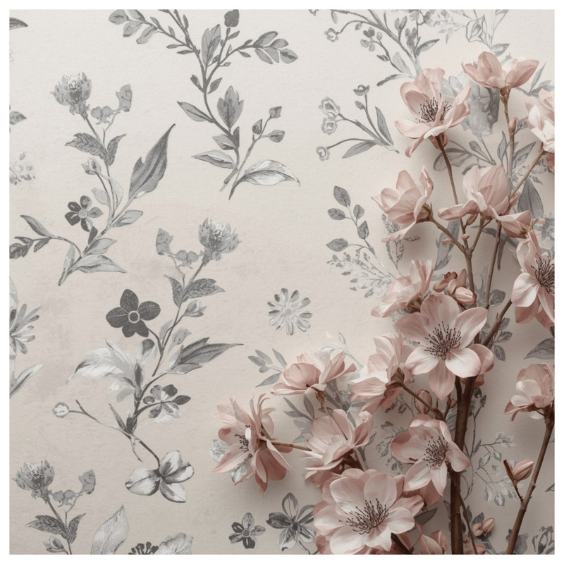 Couvre-lit matelassé rose Cherry Blossom, King